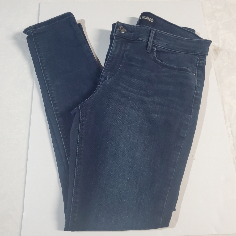 Express Women's Deep Indigo Skinny Jeans